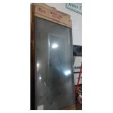 Aluminum glass sliding door panel feather-lite