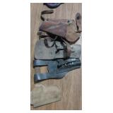 Leather pistol and utility holsters