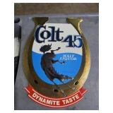 Colt 45 Malt Liquor Sign  11 x 15'