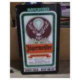 Jagermeister Lighted Sign 13 x 24' does not light