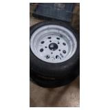 2 like new 4.80-12 trailer tires