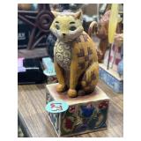 Jim Shore Heartwood Creek 'Jasper' cat figurine