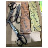 Collection of vintage scissors and wiss snips