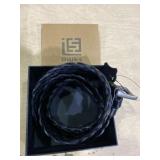 New diliks braided leather belt 39ï¿½ long