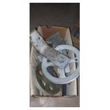 Metal bracket and Pulleys