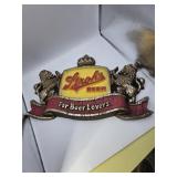Stroh's Beer Sign 12 x 18'