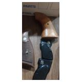 Wooden revolver grips , and rs small pistol grips