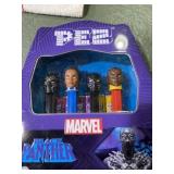 Marvel Black Panther Pez dispensers in