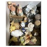 Assorted animal and other figurines and wall