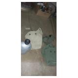 WW2 CANTEEN , pouch marked 1941 and duty belt 2