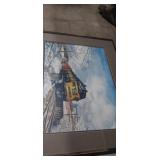 Monon winter train scene by Howard foga 26x21