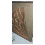 Copper string art ship 28x22i