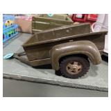Vintage pressed steel Tonka military trailer