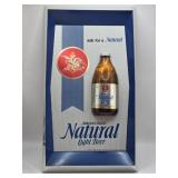 Anheuser Busch Natural Light Beer Sign 10 x 17'