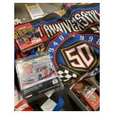 Two 3ï¿½ x 5ï¿½ NASCAR flags and NASCAR generations