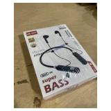 Two wireless neckband headset, headphones