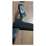 S.d. myres 44 leather belt with nylon revolver