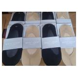 16 pair of women's ultra low shoe liners (4 packs