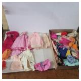 Mostly vintage barbie clothes and some homemade