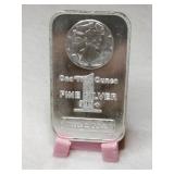 Liberty .999 fine silver 1 oz bar