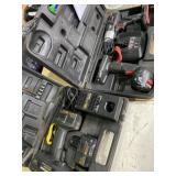 Two craftsman battery drills with cases