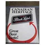 Black Label Beer Sign 14 x 11'