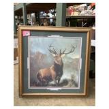Framed print of 'The Monarch of the Glen' by Sir