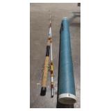 Shakespeare wonder rod 7' fishing rob with caddy