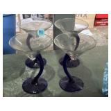 Libbey Bravura martini glasses Set of 4