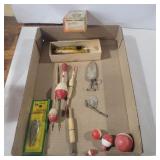 Heddon vamp spook lure, and other lures and