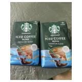 Two 12 ounce packages of Starbucks iced coffee