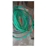 Water hose and extension cord