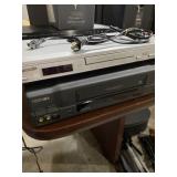 Panasonic DVD player and Tubi VHS player