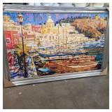 Alexandre Evgrafov painting on burlap great