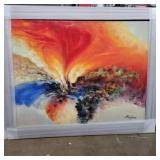 Burning bush by Haim Sherrf print on canvas great