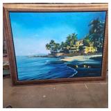 Paridise Island by Haim Sherrf print on canvas