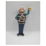 Blatz Beer Drinking Man 7' tall all Metal