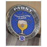 Pabst Blue Ribbon Old Time Flavor sign 24 x 20'