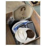 Mix of servingware and baking pans