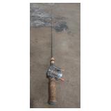 Ocean city 1999 fishing reel and 4ft6in steel rod