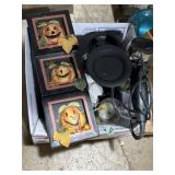 Candle stands, hairdryer, pumpkin decor and more