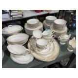 Homer Laughlin eggshell Georgian dinnerware over