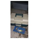 Woodstream Tackle box with assortment of tackle