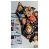 15 Big Grab Bags Of Chips & 12 Full Size Hersey