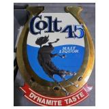 Colt 45 Malt Liquor Sign  11 x 15