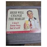 Licensed by Stroh's Beer Sign