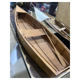 scale model of a Bevin's Skiff, 1/8th-scale model