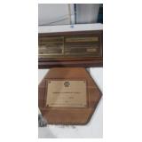 Automotive service award plaques