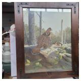 A.J.Rudsill framed picture 31in x 25in