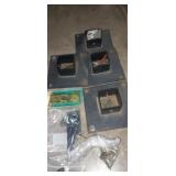 2x2in post base ,& locking hinges